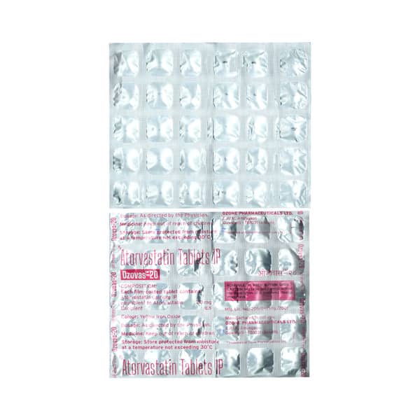 Ozovas 20mg Strip Of 30 Tablets