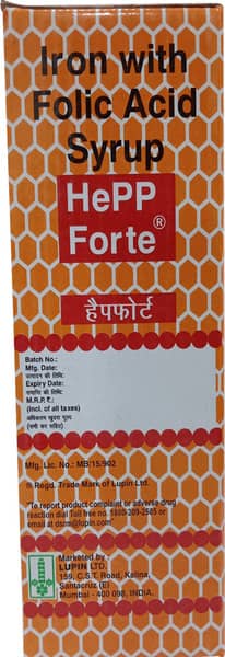 Hepp Forte Plus Bottle Of 300ml Syrup
