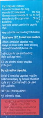 Loftair L 110/50mcg Strip Of 10 Capsules (Pack Of 3) And 1 Inhaler