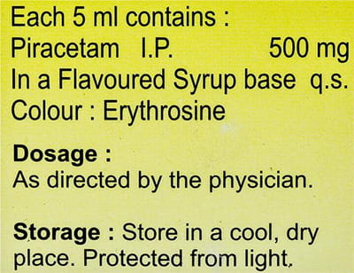 Marcetam Bottle Of 200ml Syrup