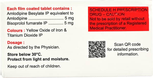 Bisofig Am 5mg Strip Of 10 Tablets
