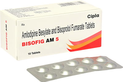 Bisofig Am 5mg Strip Of 10 Tablets