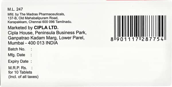 Bisofig Am 5mg Strip Of 10 Tablets