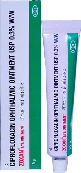 Zoxan 0.3% Eye Ointment 10gm