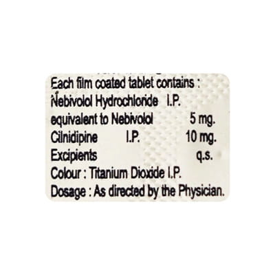 Cilnipres N 5/10mg Strip Of 10 Tablets