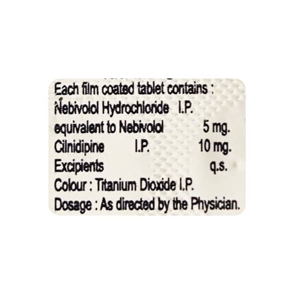 Cilnipres N 5/10mg Strip Of 10 Tablets