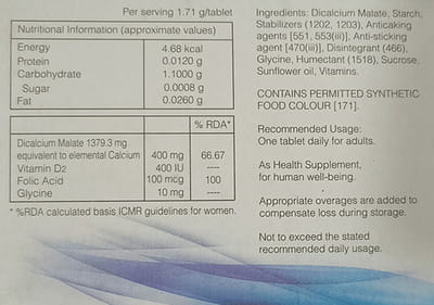 Calcidef Strip Of 10 Tablets