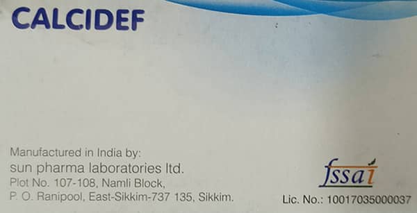 Calcidef Strip Of 10 Tablets