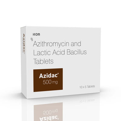 Azidac 500mg Strip Of 5 Tablets