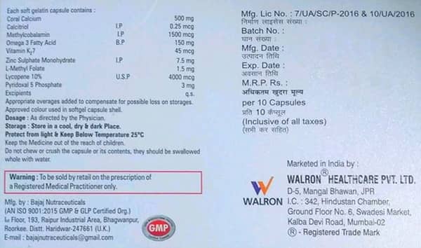 Calchole Max Strip Of 10 Capsules