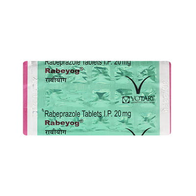 Rabeyog 20mg Strip Of 10 Tablets