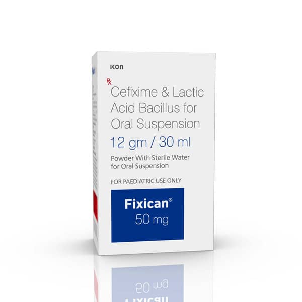 Fixican 50mg Bottle Of 30ml Dry Suspension