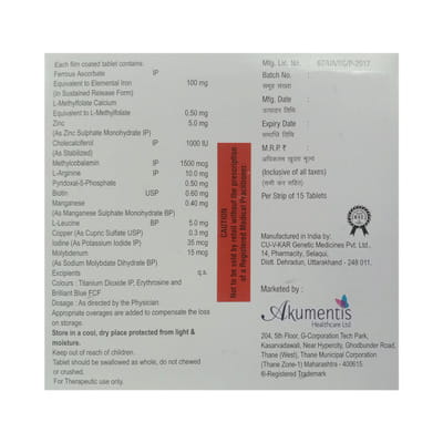 Haemaday Plus Strip Of 15 Tablets