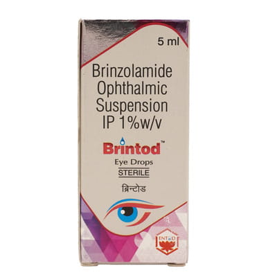 Brintod Bottle Of 5ml Eye Drops