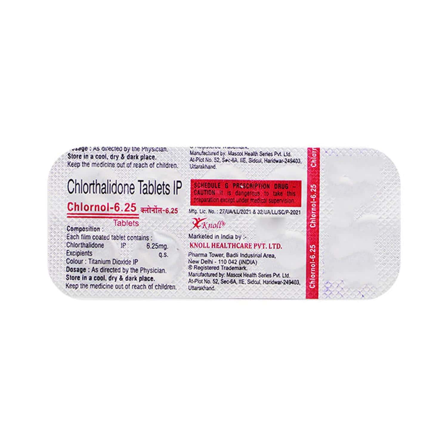 chlornol 12.5mg tablets