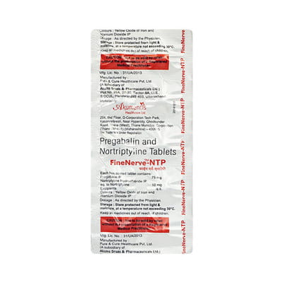 Fine Nerve Ntp Strip Of 10 Tablets