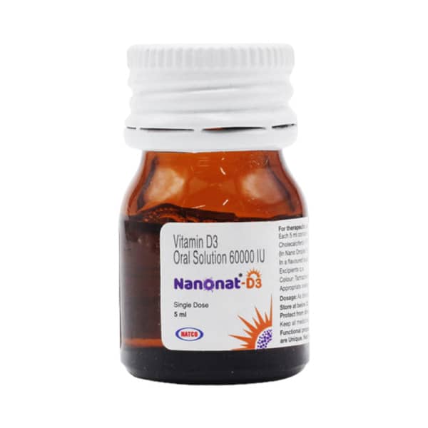 Nanonat D3 Bottle Of 5ml Oral Solution