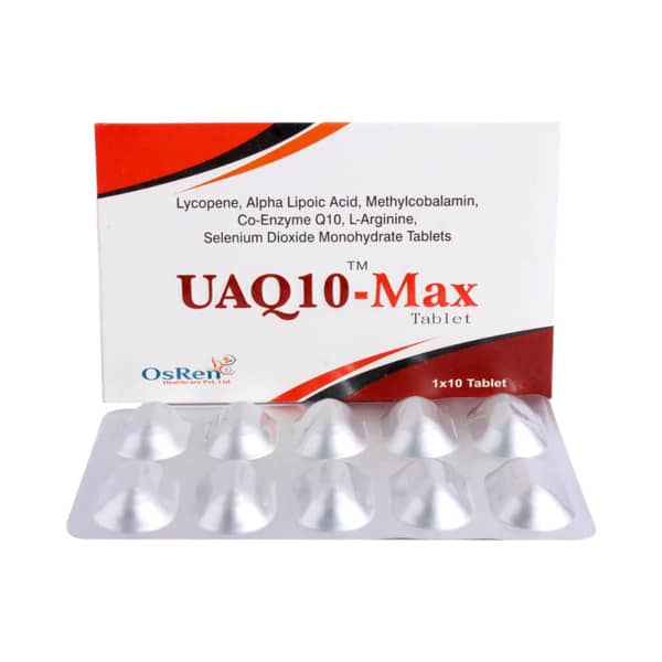 Uaq 10 Max Strip Of 10 Tablets