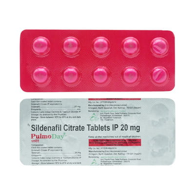 Pulmoday 20mg Strip Of 3 Tablets