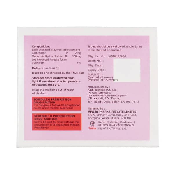 Glimidib M 2Mg Sr Strip Of 15 Tablets