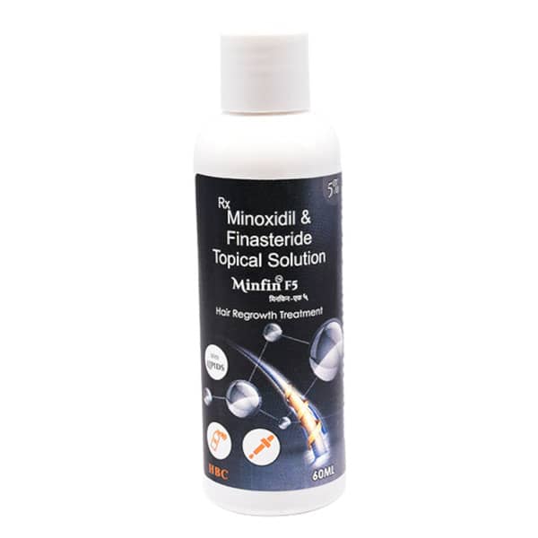 Minfin Pro 5% Bottle Of 60ml Hair Solution