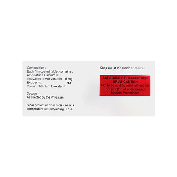Atorfit 5mg Strip Of 20 Tablets