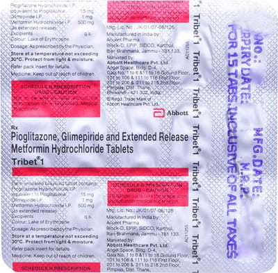 Tribet 1mg Strip Of 15 Tablets