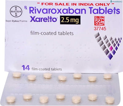 Ixarola 2.5mg Strip Of 14 Tablets