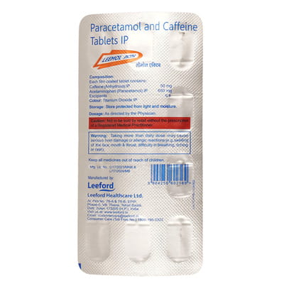 Leemol Activ 650/50 Mg Strip Of 10 Tablets
