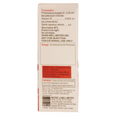 Predace 1% Bottle Of 10ml Eye Drops