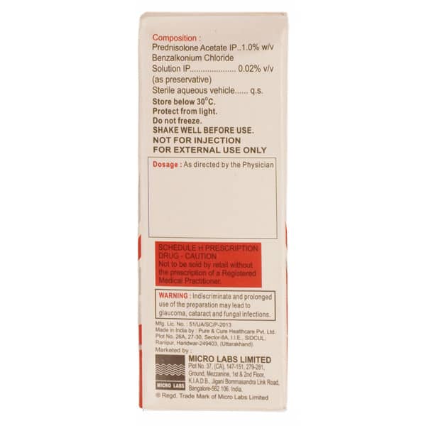Predace 1% Bottle Of 10Ml Eye Drops