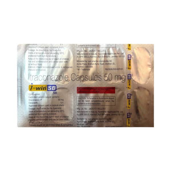 I Win Sb 50mg Strip Of 10 Capsules