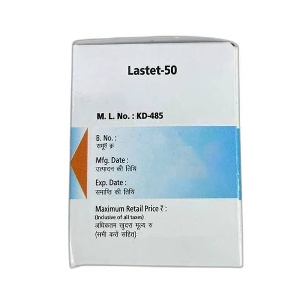 Lastet 50Mg Bottle Of 8 Capsules