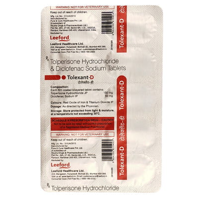 Tolexant D Strip Of 10 Tablets