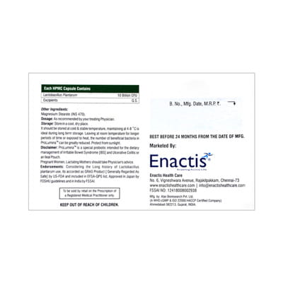 Prolumina Strip Of 10 Capsules