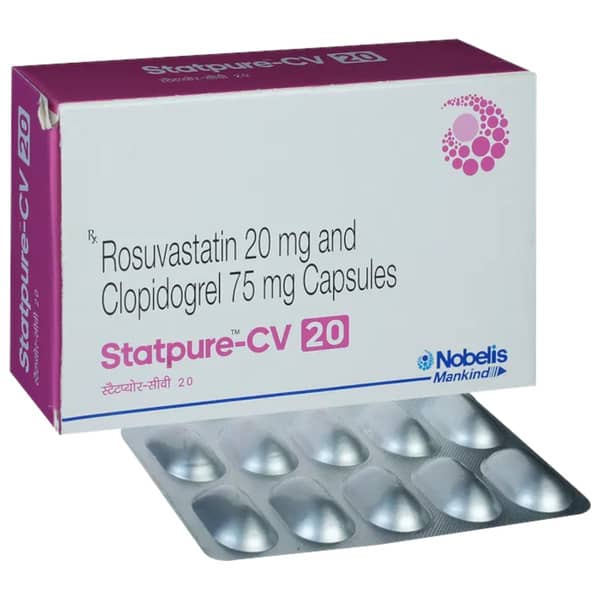 Statpure Cv 20Mg Strip Of 10 Capsules