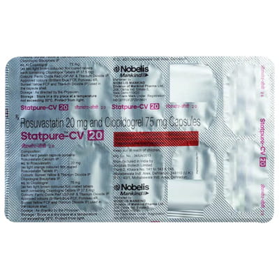 Statpure Cv 20mg Strip Of 10 Capsules