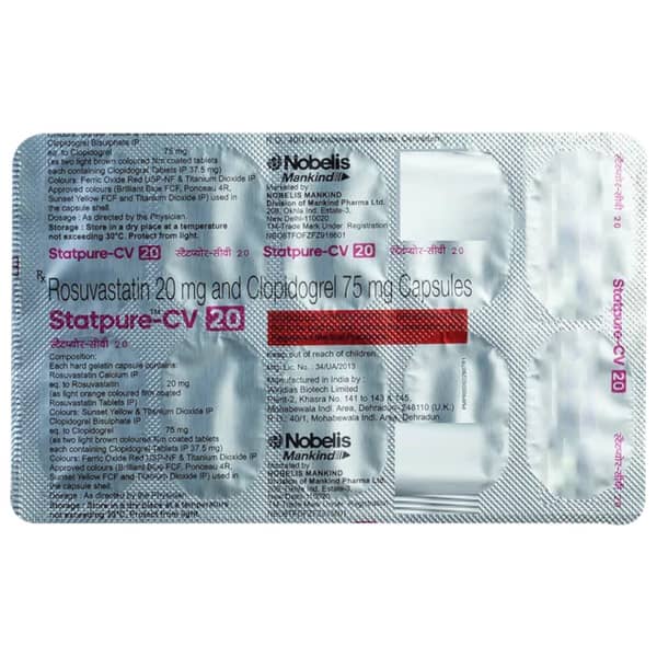 Statpure Cv 20Mg Strip Of 10 Capsules