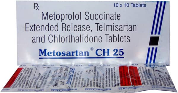 Metosartan CH 25 Tablet