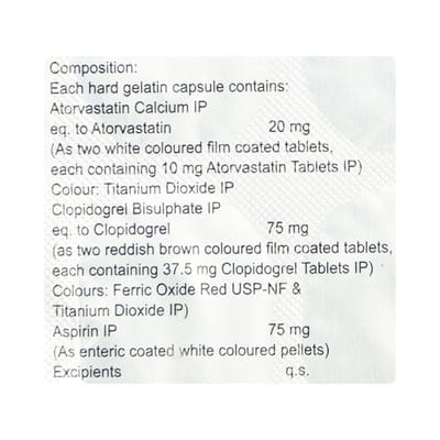 Lipikind Plus 75/20/75mg Strip Of 15 Capsules