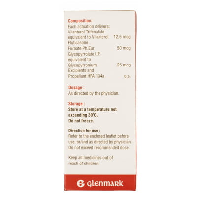 Vilor Fg 50 Box Of 120md Metered Dose Inhaler