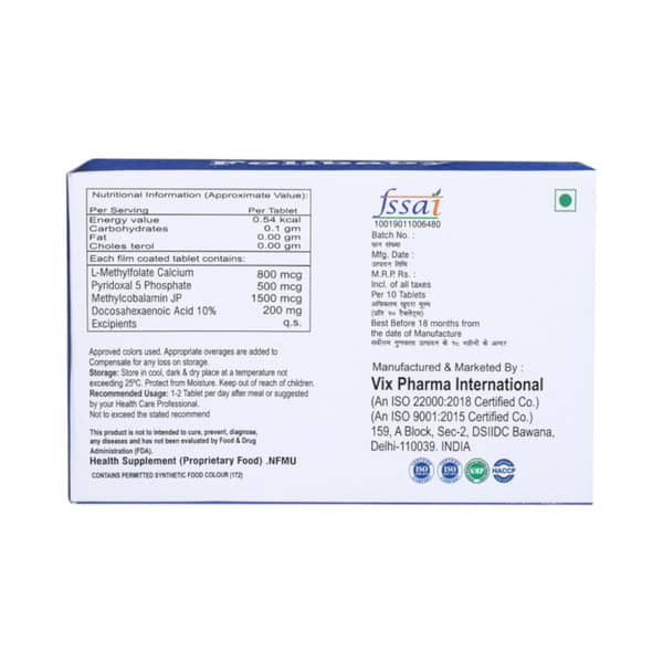 Folibaby Strip Of 10 Tablets