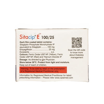 Sitacip E 100/25mg Strip Of 10 Tablets