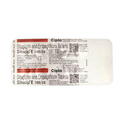 Sitacip E 100/25mg Strip Of 10 Tablets