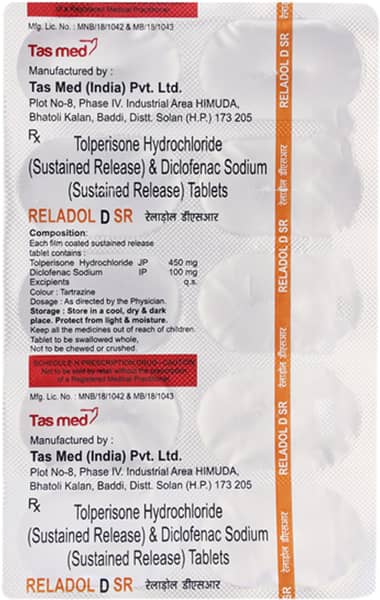 Reladol D Sr Strip Of 10 Tablets