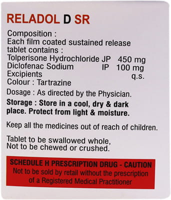 Reladol D Sr Strip Of 10 Tablets