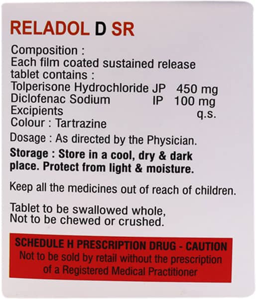 Reladol D Sr Strip Of 10 Tablets