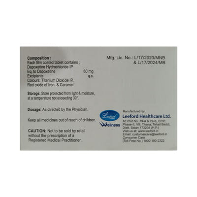 Funtime 60mg D Strip Of 4 Tablets