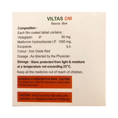 Viltas Dm Strip Of 10 Tablets
