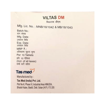 Viltas Dm Strip Of 10 Tablets